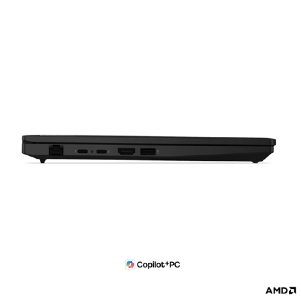 Lenovo ThinkPad L14 G7 AMD , Black , 14 , IPS , WUXGA , 1920 x 1200 pixels , Anti-glare , AMD Ryzen AI 7 , 445 , 24 GB , SODIMM DDR5 , Solid-state drive capacity 512 GB , AMD Radeon 840M Graphics , Windows 11 Pro , 802.11be , Bluetooth version 5.4 , Keybo