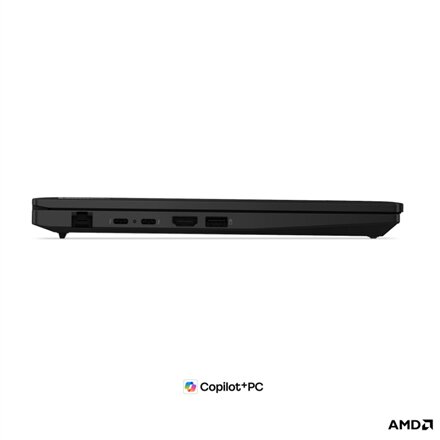 Lenovo ThinkPad L14 G7 AMD , Black , 14 , IPS , WUXGA , 1920 x 1200 pixels , Anti-glare , AMD Ryzen AI 7 , 445 , 24 GB , SODIMM DDR5 , Solid-state drive capacity 512 GB , AMD Radeon 840M Graphics , Windows 11 Pro , 802.11be , Bluetooth version 5.4 , Keybo
