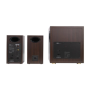Edifier 2.1 Active Speaker , S355DB , 150 W , Bluetooth , Wireless connection , Walnut