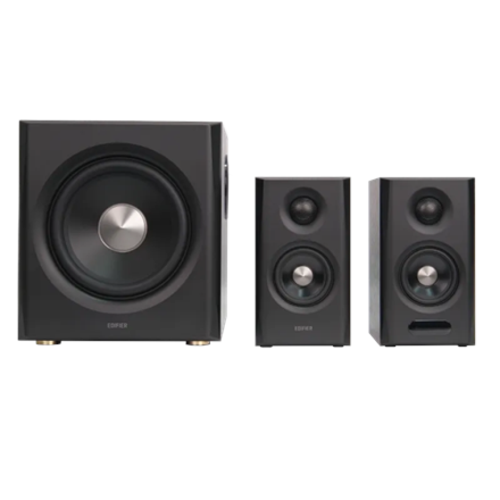 Edifier 2.1 Active Speaker , S355DB , 150 W , Bluetooth , Wireless connection , Walnut