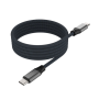 Fixed , Magnetic Braided Cable USB-C/USB-C, USB 2.0, Gray , FIXDBM-CC12-GR