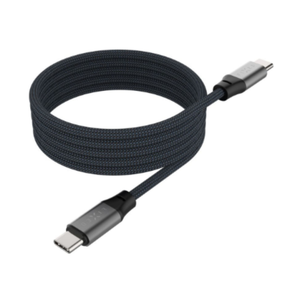 FIXDBM-CC12-GR Fixed , Magnetic Braided Cable USB-C/USB-C, USB 2.0, Gray , FIXDBM-CC12-GR