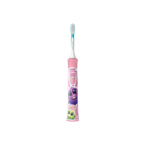 Philips , Electric toothbrush , HX6352/42 , Rechargeable , For kids , Number of brush heads included 2 , Number of teeth brushing modes 2 , Sonic technology , Pink