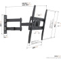 Vogels Wall mount , UP 4043 Full-Motion TV Wall Mount M , 32-65 , Rotate, Tilt , Maximum weight (capacity) 25 kg , Black