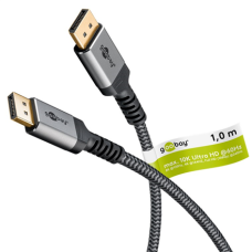 Goobay DisplayPort Cable 2.0/2.1, 80 Gbit/s , 75684 , DisplayPort to DisplayPort