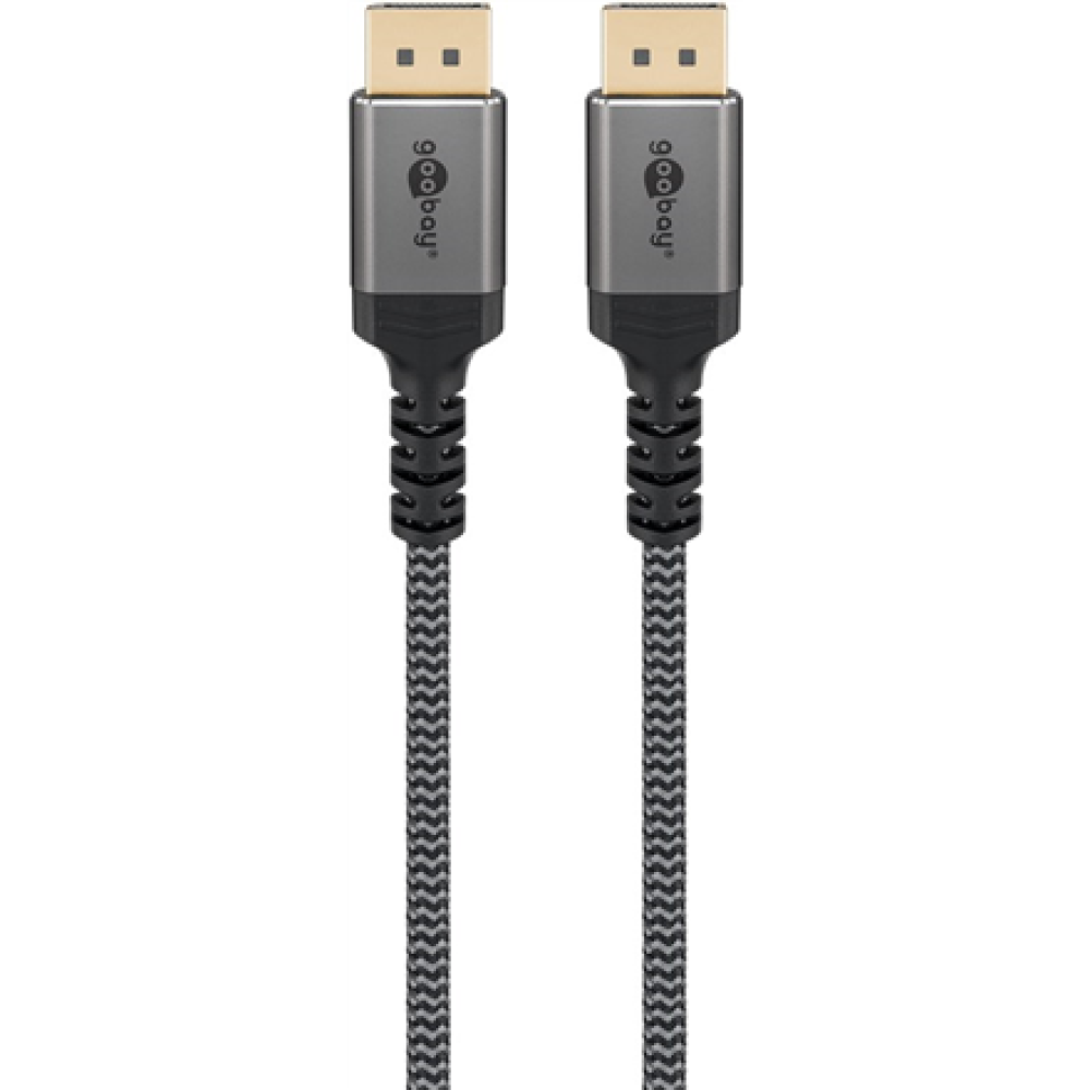 Goobay DisplayPort Cable 2.0/2.1, 80 Gbit/s , 75684 , DisplayPort to DisplayPort