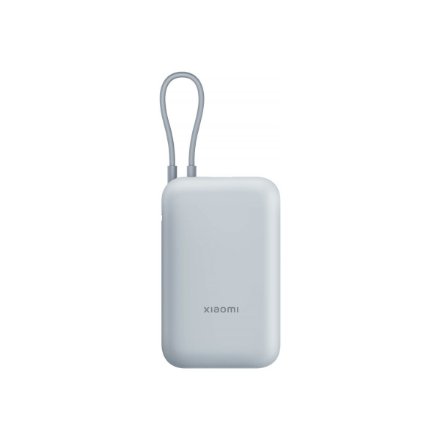 Xiaomi Power Bank (Integrated Cable) , 10000 mAh , USB-A/USB-C/USB-C cable , Ice Blue