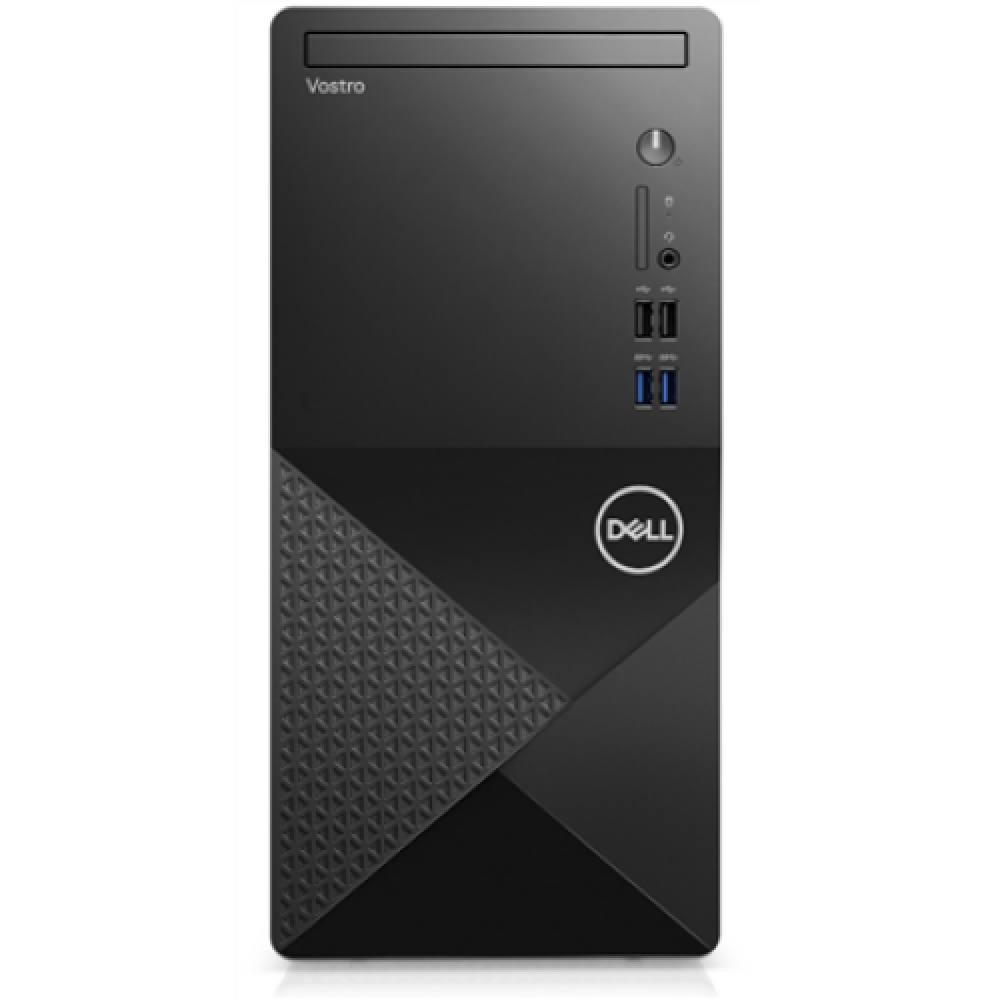 Dell Vostro MT 3910 Desktop Tower Intel Core i3 i3-12100 Internal memory 8 GB DDR4 SSD 256 GB Intel UHD Graphics 730 Tray load DVD Drive Keyboard language English Ubuntu Warranty ProSupport, NBD Onsite 36 month(s)