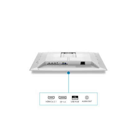 Philips , 27M2N6501L/00 , 27 , QD-OLED , 16:9 , 240 Hz , 0.03 ms , 2560 x 1440 pixels , 400 cd/m² , HDMI ports quantity 2 , White
