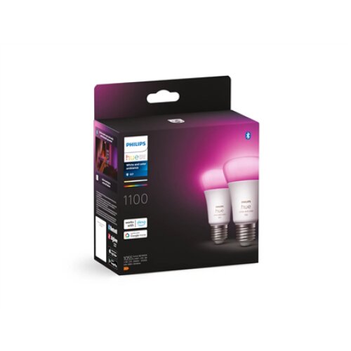 WCA 11W A60 E27 2pcs pack , E27 , 11 W , White and colour 2000K-6500K +16 million colors , Bluetooth and Zigbee
