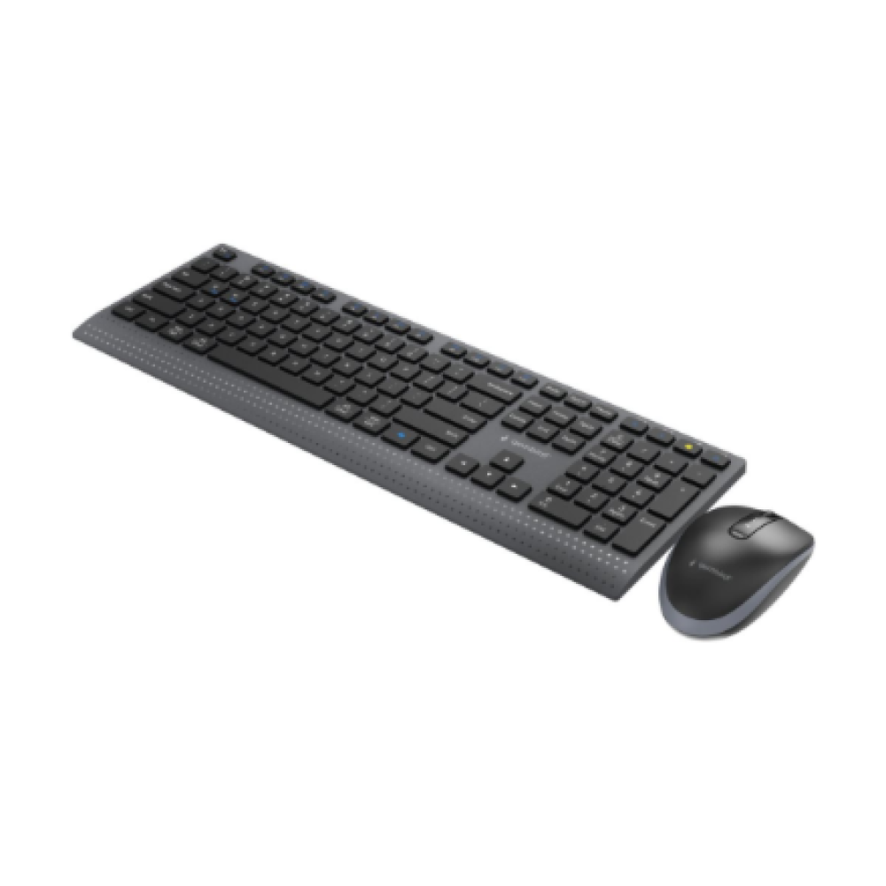 Gembird KBS-WPS-02 , Keyboard and Mouse Set , Wireless , US , Bluetooth , Black