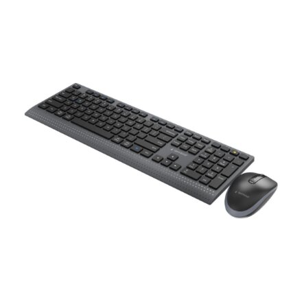 Gembird KBS-WPS-02 , Keyboard and Mouse Set , Wireless , US , Bluetooth , Black