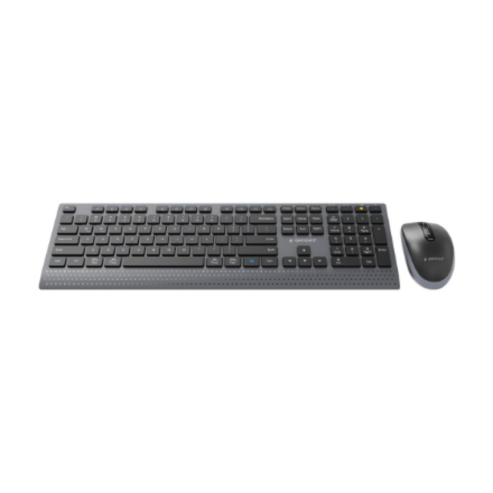 Gembird KBS-WPS-02 , Keyboard and Mouse Set , Wireless , US , Bluetooth , Black