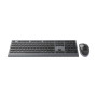Gembird KBS-WPS-02 , Keyboard and Mouse Set , Wireless , US , Bluetooth , Black