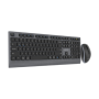 Gembird KBS-WPS-02 , Keyboard and Mouse Set , Wireless , US , Bluetooth , Black