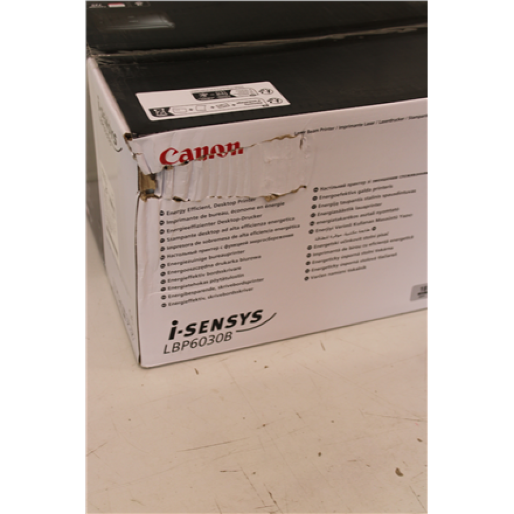 SALE OUT. , Canon LBP6030B , Mono , Laser , Printer , Maximum ISO A-series paper size A4 , Black , DAMAGED PACKAGING