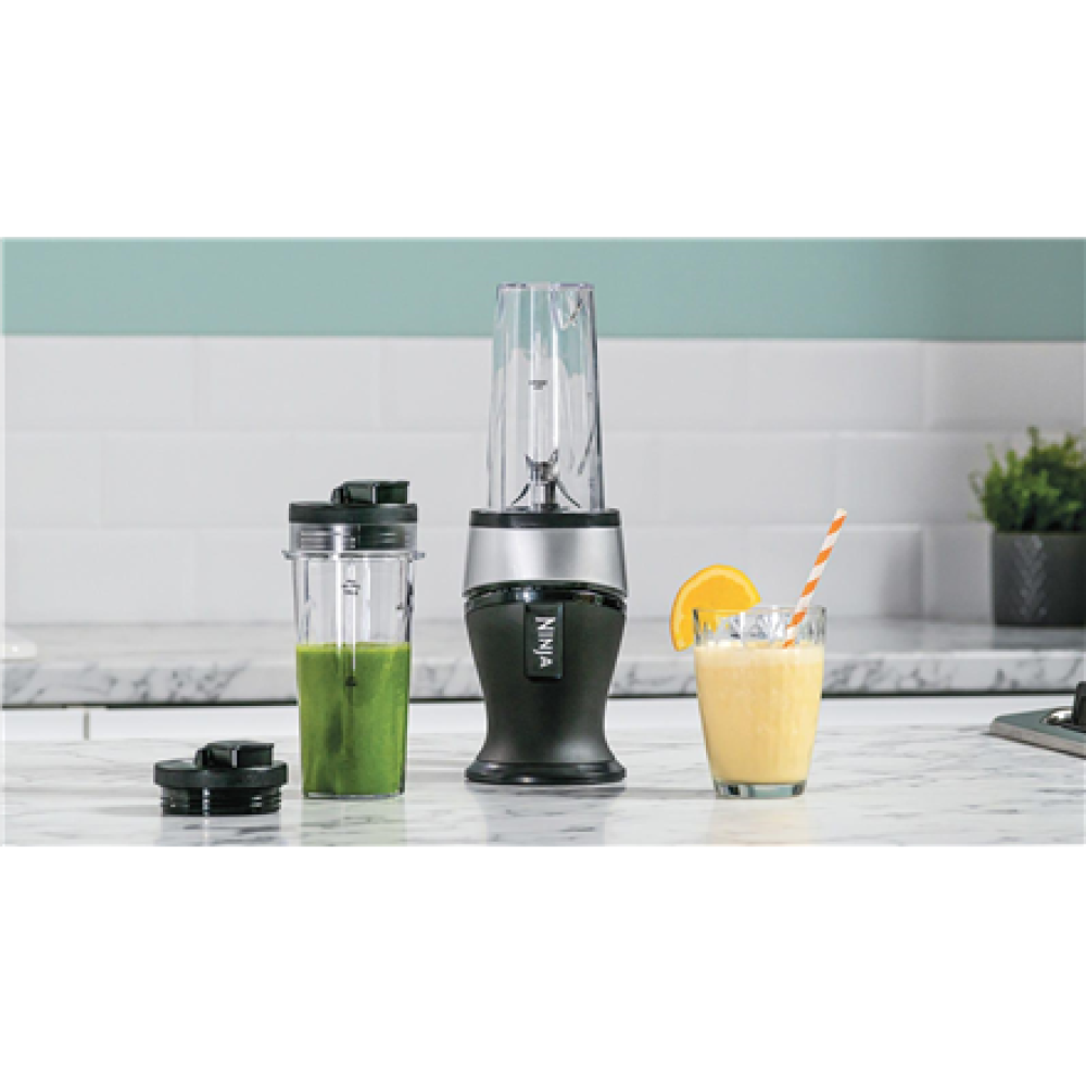 NINJA , Blender , QB3001EUS , Tabletop , 700 W , Jar material BPA-free Tritan , Jar capacity 0.47 L , Ice crushing , Silver/Black