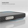 Fixed Back cover , Apple , iPhone 17 , Aramid fibers , Black , MagVelar with MagSafe