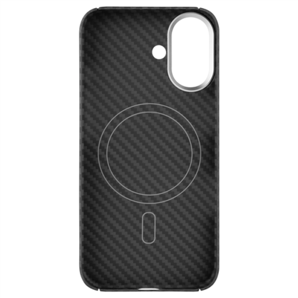Fixed Back cover , Apple , iPhone 17 , Aramid fibers , Black , MagVelar with MagSafe