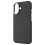 Fixed Back cover , Apple , iPhone 17 , Aramid fibers , Black , MagVelar with MagSafe