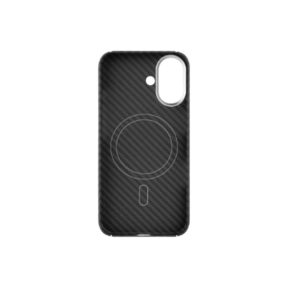 Fixed Back cover , Apple , iPhone 17 , Aramid fibers , Black , MagVelar with MagSafe