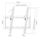 Sunne , Wall mount , 32-55-ET , Tilt , 32-55 , Maximum weight (capacity) 35 kg , Black