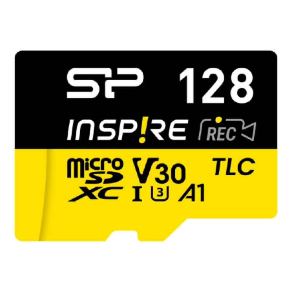 Silicon Power Inspire , 128 GB , microSDXC , Flash memory class C10, UHS-I U3, V30