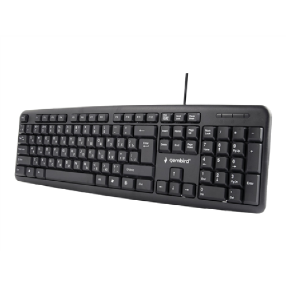 Gembird , KB-U-103-RU , Standard , Wired , EN/RU , 1.4 m , Black , 424 g