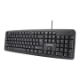 Gembird , KB-U-103-RU , Standard , Wired , EN/RU , 1.4 m , Black , 424 g