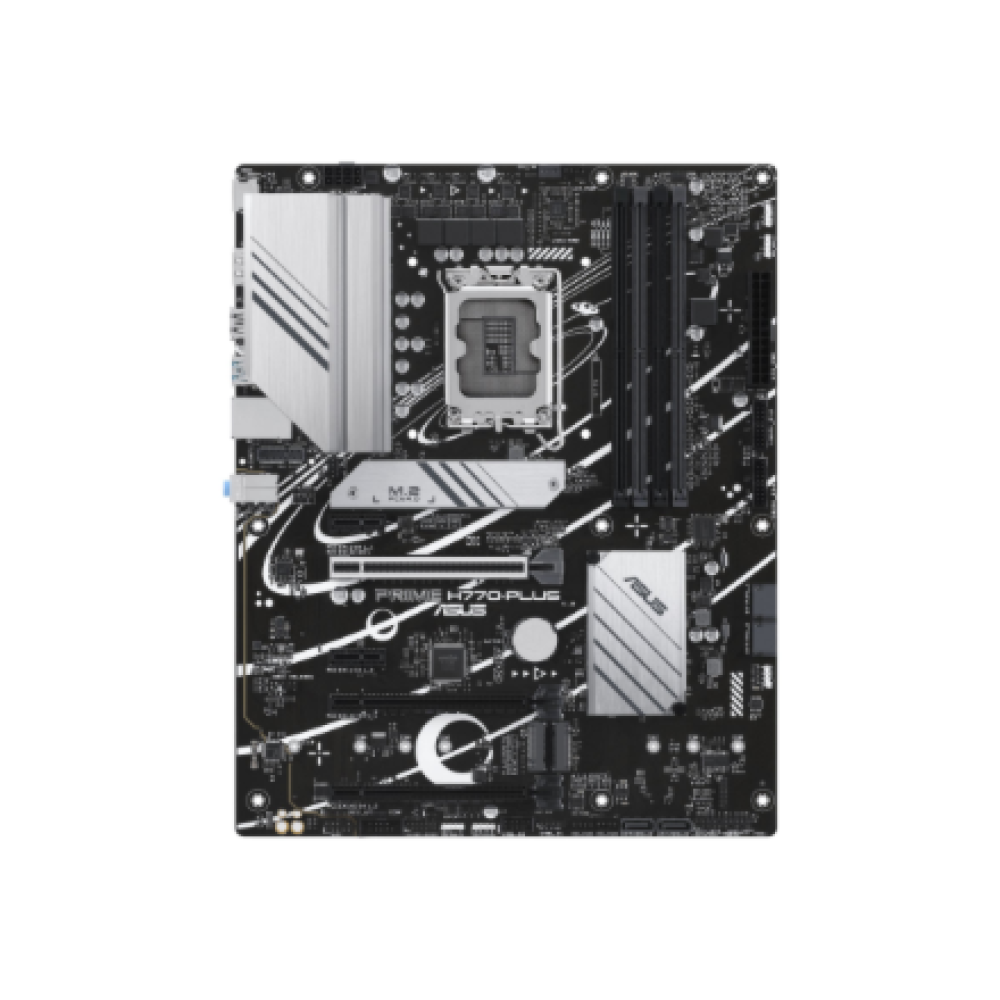 Asus PRIME H770-PLUS , Processor family Intel , Processor socket LGA1700 , DDR5 DIMM , Supported hard disk drive interfaces SATA, M.2 , Number of SATA connectors 4