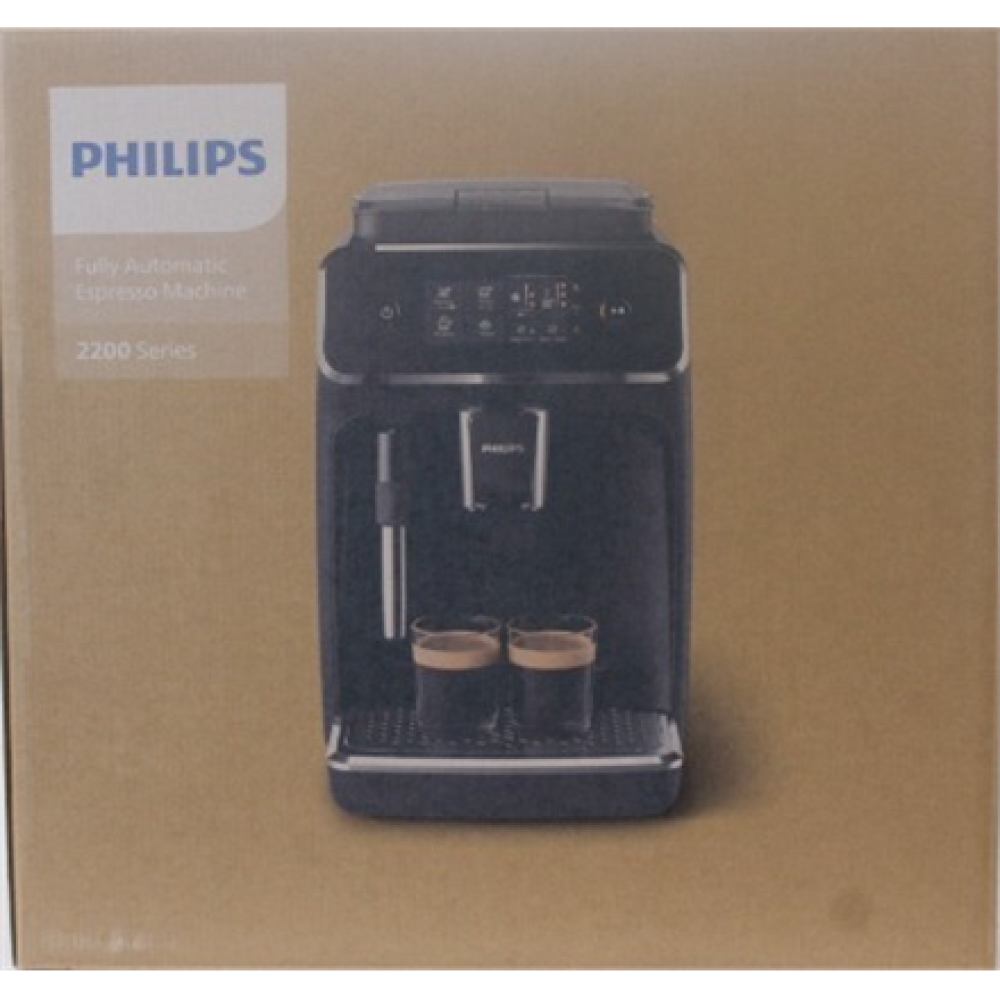 SALE OUT. Philips EP2224/10 Espresso Coffee maker, Fully automatic, 15 bar, Classic milk frother, Water tank 1.8 L, Black , Philips , Espresso Coffee Maker , EP2224/10 , Pump pressure 15 bar , Built-in milk frother , Fully automatic , Kashmir Gray , DAMAG