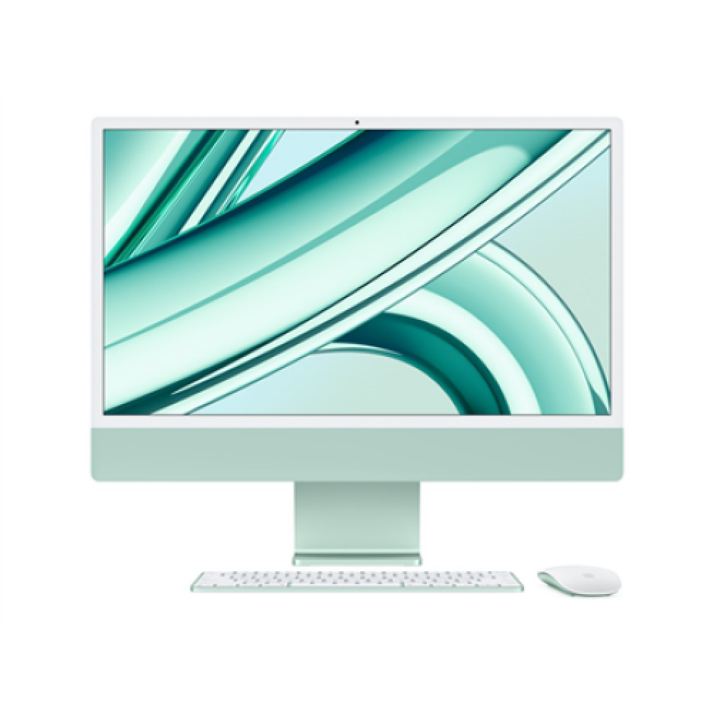 Apple iMac 24” 4.5K Retina, Apple M3 8C CPU, 8C GPU/8GB/256GB SSD/Green/INT , Apple