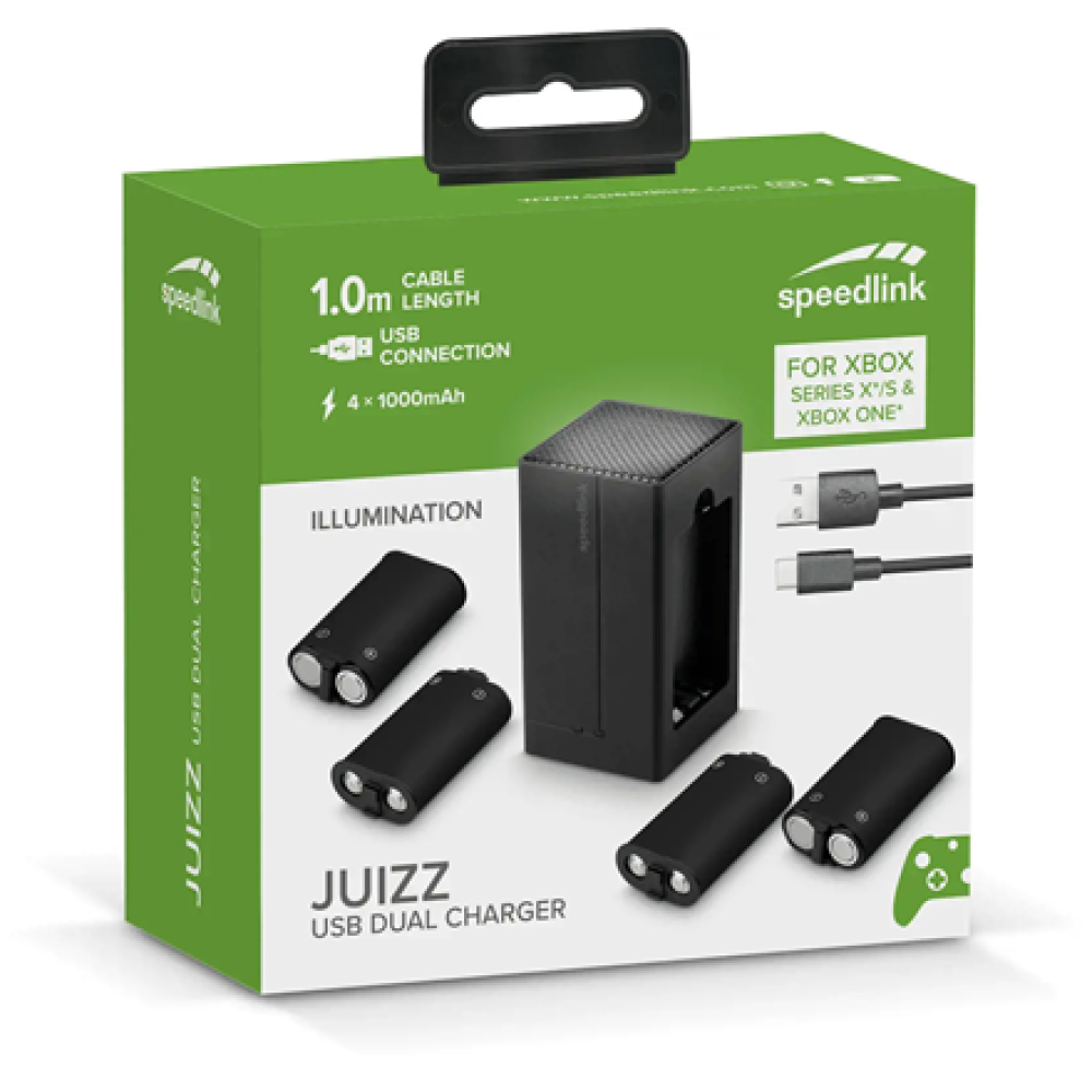 Speedlink , USB Dual Charger for Xbox Series X-S , JUIZZ , Nickel Metal Hydride