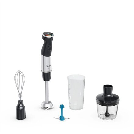 TEFAL , HB67E830 Quickchef+ , Hand Blender , 1000 W , Hand Blender , Number of speeds 20 , Turbo mode , Ice crushing , Black/Stainless Steel