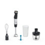 TEFAL , HB67E830 Quickchef+ , Hand Blender , 1000 W , Hand Blender , Number of speeds 20 , Turbo mode , Ice crushing , Black/Stainless Steel