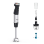 TEFAL , HB67E830 Quickchef+ , Hand Blender , 1000 W , Hand Blender , Number of speeds 20 , Turbo mode , Ice crushing , Black/Stainless Steel
