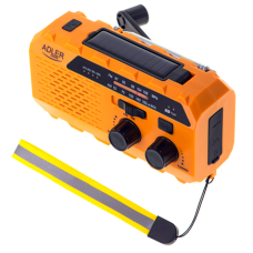 Adler , Portable radio with flashlight , AD 1197 , Alarm function