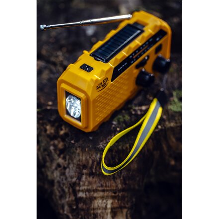 Adler , Portable radio with flashlight , AD 1197 , Alarm function