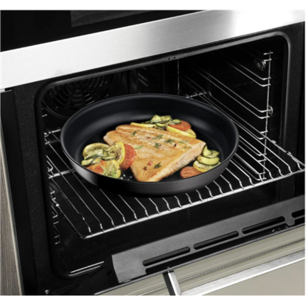 TEFAL , Pan set , Ingenio Eco Resist L3979102 , Frying , Diameter 24/28 cm , Halogen, induction, ceramic glass, gas, electric , Suitable for induction hob , Removable handle , Black