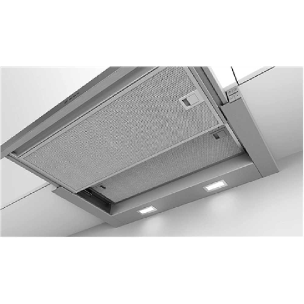 Bosch , Hood Serie 4 , DFL064A52 , Telescopic , Energy efficiency class A , Width 60 cm , 270 m³/h , Push Buttons , LED , Silver