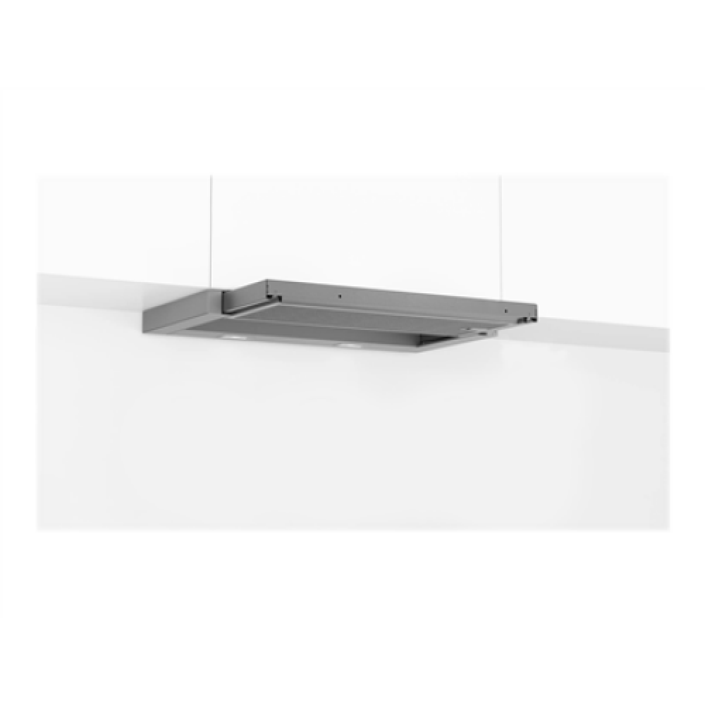 Bosch , Hood Serie 4 , DFL064A52 , Telescopic , Energy efficiency class A , Width 60 cm , 270 m³/h , Push Buttons , LED , Silver