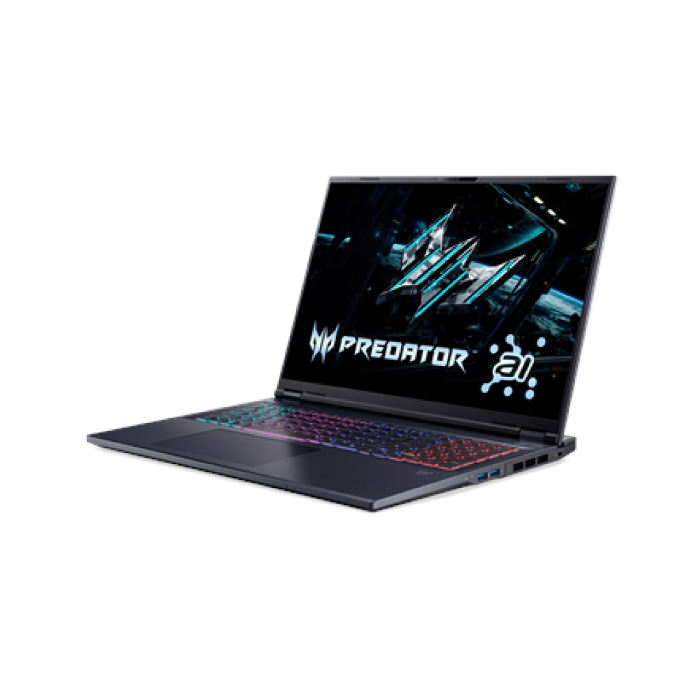 Acer , Predator Helios Neo 18 AI PHN18-72-91AP , Abyssal Black , 18 , IPS , WQXGA , 2560 x 1600 pixels , Intel Core U9 , 275HX , 32 GB , DDR5 , Solid-state drive capacity 1000 GB , NVIDIA GeForce RTX 5070 , GDDR7 , 8 GB , Windows 11 Home , Bluetooth versi