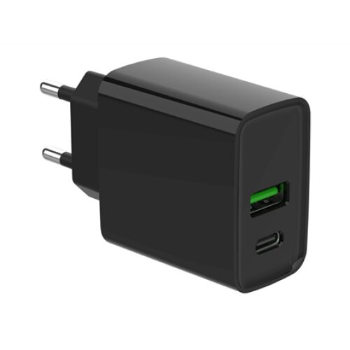 Gembird 2-port 20W USB Fast Charger , TA-UC-PDQC20-01-BK