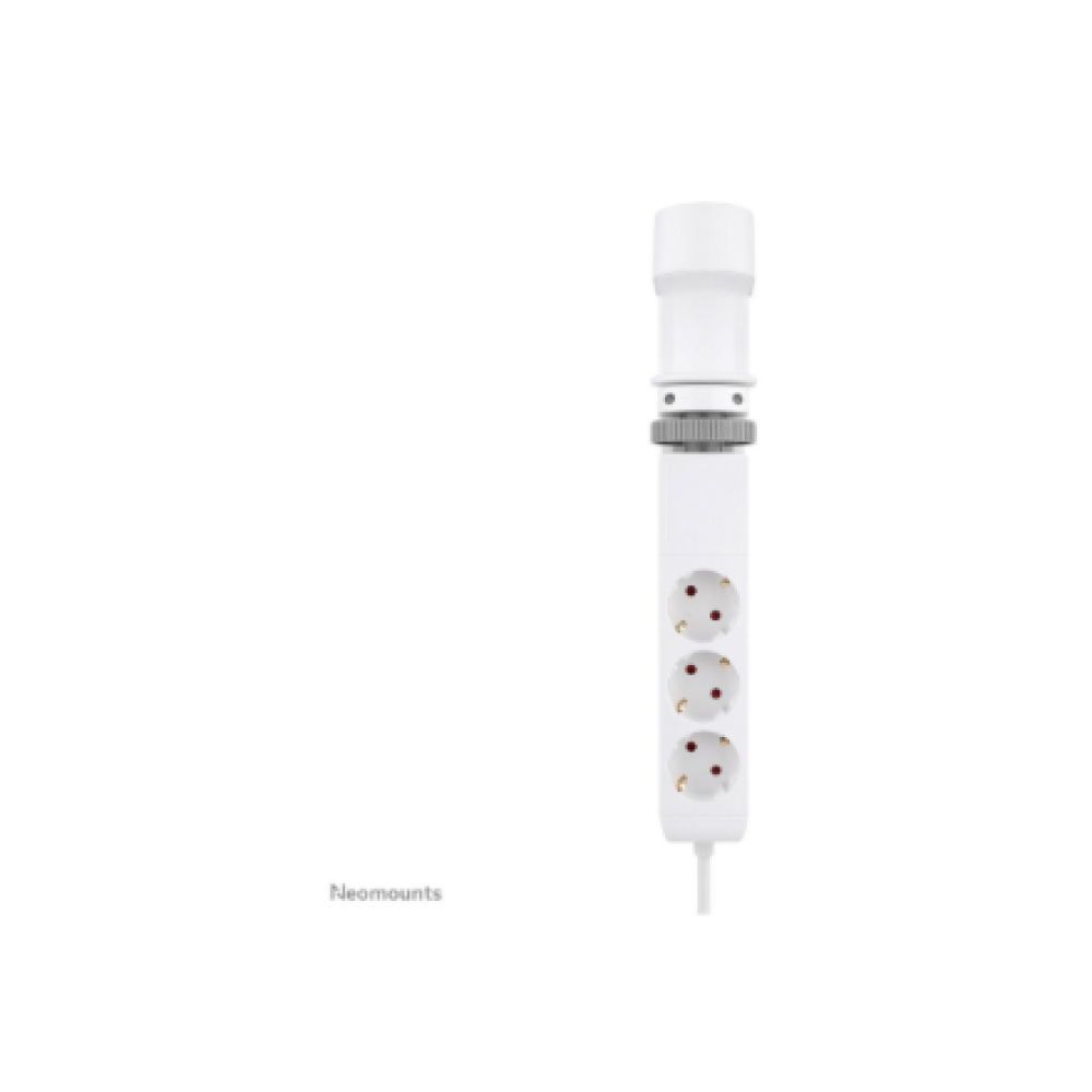 Neomounts , Desk socket with clamp and USB-C and USB-A ports - Quick charge , DS22-840WH6 , White