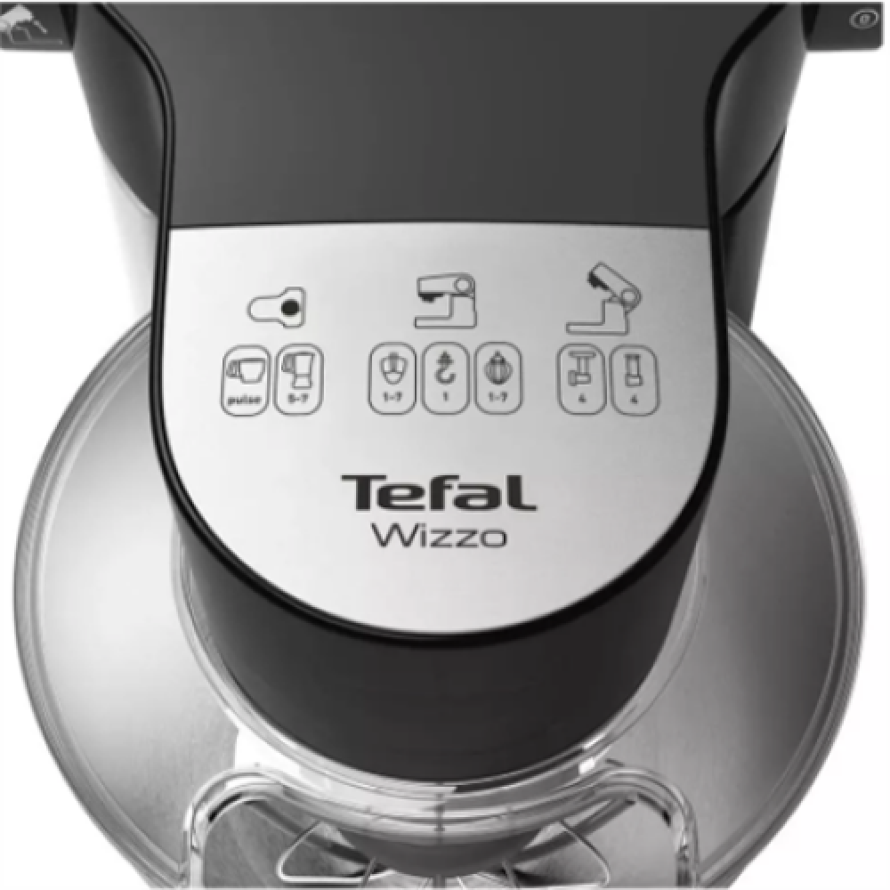TEFAL , Food processor , QB319838 Wizzo , 1000 W , Number of speeds 7 , Bowl capacity 4 L , Blender , Stainless Steel