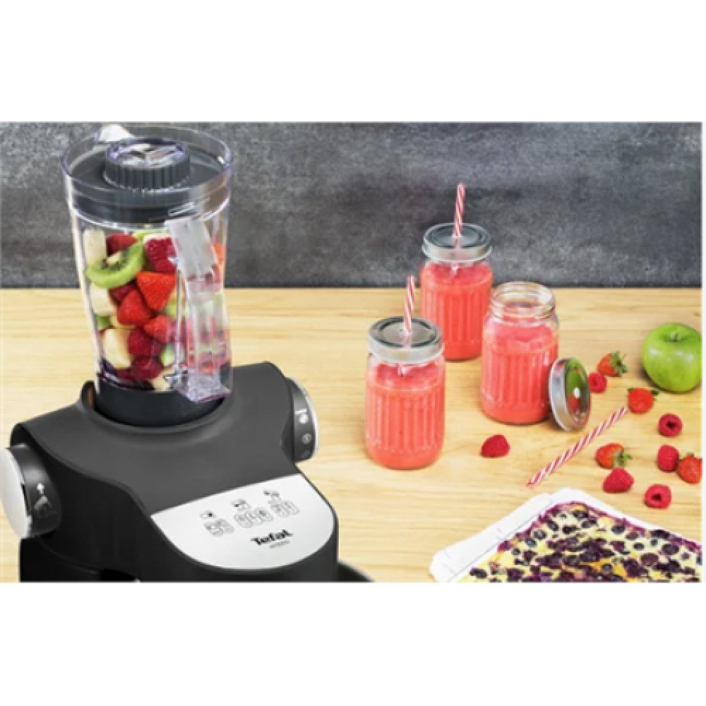 TEFAL , Food processor , QB319838 Wizzo , 1000 W , Number of speeds 7 , Bowl capacity 4 L , Blender , Stainless Steel