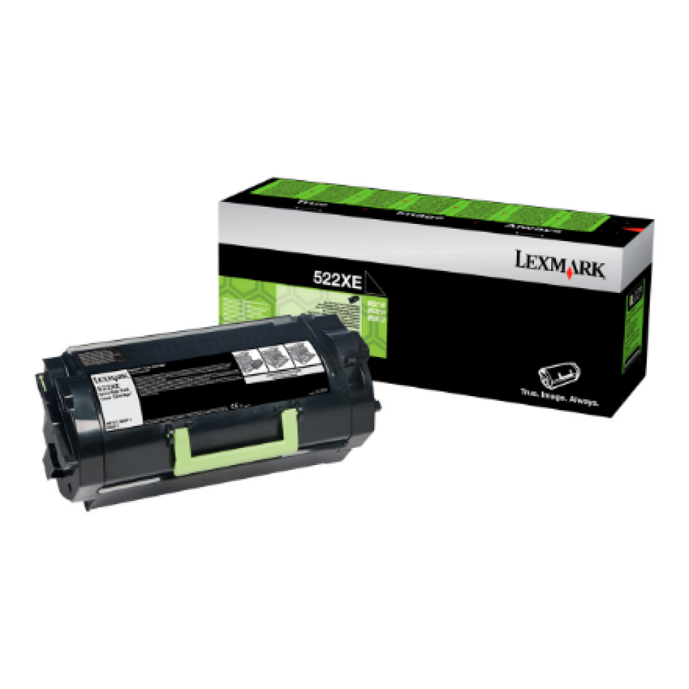 Lexmark 52D2X0E , 522XE Extra High Yield Corporate Cartridge (45k) , Cartridge , Black