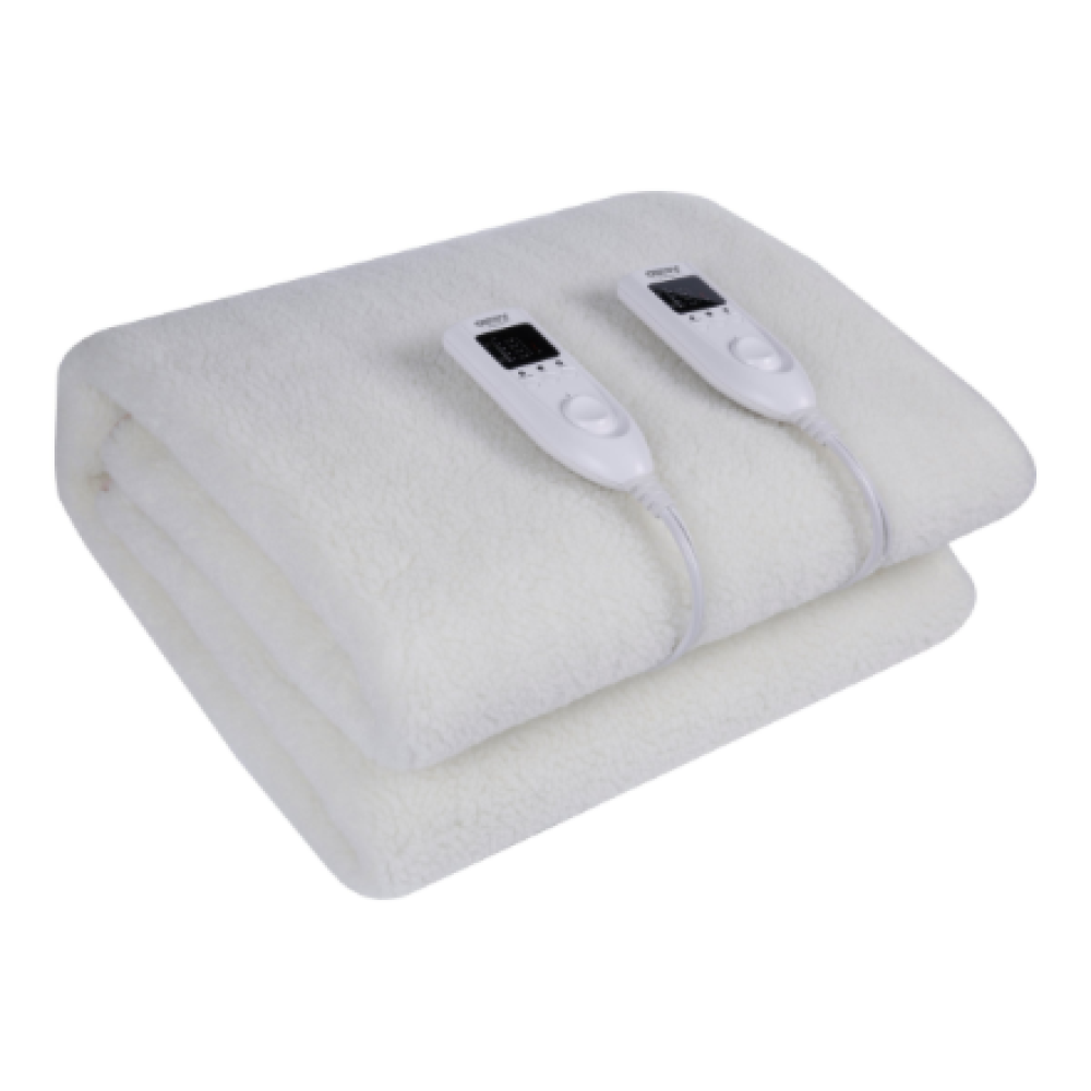 Camry , Electirc heating under-blanket with timer , CR 7421 , Number of heating levels 5 , Number of persons 2 , Washable , Remote control , Syntetic wood , 2 x 60 W , White