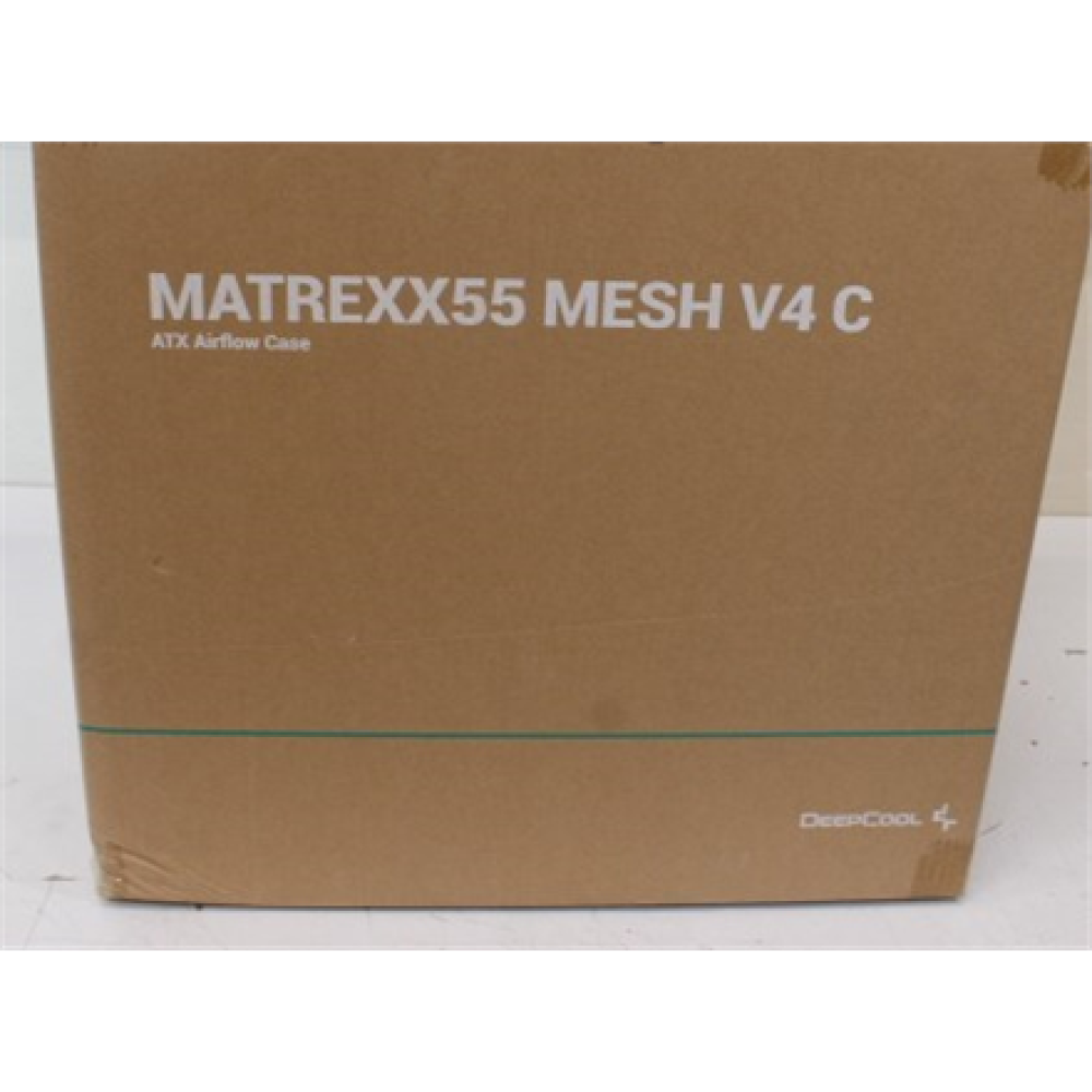 SALE OUT. Deepcool MATREXX 55 Mesh V4 C Computer Case , Deepcool , Case , MATREXX 55 Mesh V4 C , Black , Mid Tower , DAMAGED PACKAGING, DENT CORNER , Power supply included No , ATX PS2