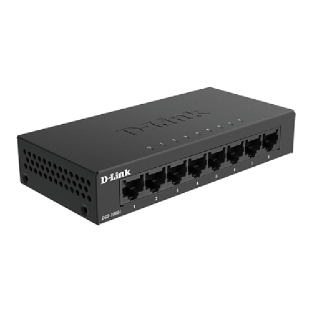 D-Link , Switch , DGS-108GL/E , Unmanaged , Desktop , Gigabit Ethernet (copper) ports quantity 8 , 60 month(s)